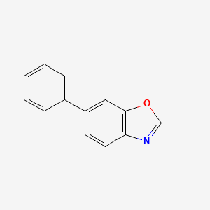B1348280 2-Methyl-6-phenylbenzoxazole CAS No. 61309-99-7
