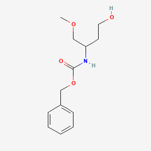 molecular formula C13H19NO4 B13482819 Benzyl (4-hydroxy-1-methoxybutan-2-yl)carbamate 