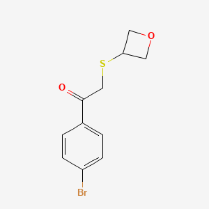 1-(4-Bromophenyl)-2-(oxetan-3-ylthio)ethan-1-one