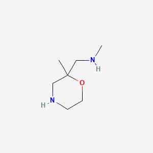 Methyl[(2-methylmorpholin-2-yl)methyl]amine