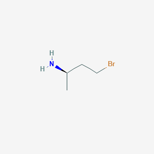 molecular formula C4H10BrN B13482864 (2R)-4-bromobutan-2-amine 