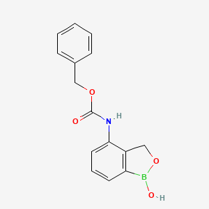 Benzyl (1-hydroxy-1,3-dihydrobenzo[c][1,2]oxaborol-4-yl)carbamate