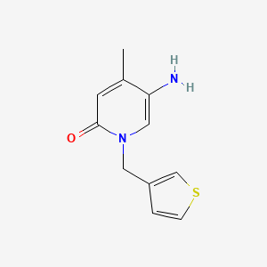 5-Amino-4-methyl-1-(thiophen-3-ylmethyl)pyridin-2(1h)-one