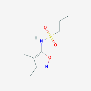 N-(dimethyl-1,2-oxazol-5-yl)propane-1-sulfonamide