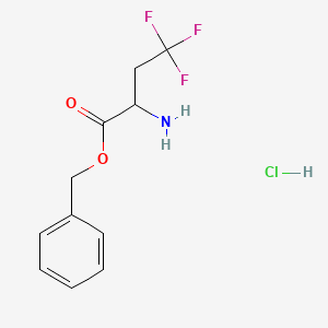 Benzyl 2-amino-4,4,4-trifluorobutanoate hydrochloride