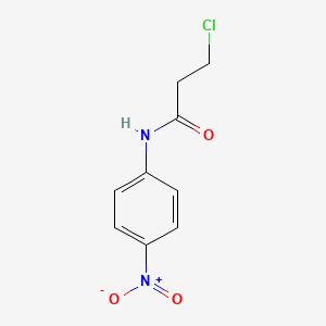 molecular formula C9H9ClN2O3 B1348291 3-氯-N-(4-硝基苯基)丙酰胺 CAS No. 19313-88-3