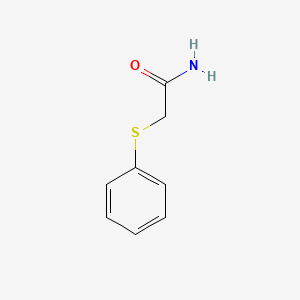 molecular formula C8H9NOS B1348294 2-(苯硫基)乙酰胺 CAS No. 22446-20-4