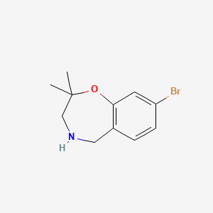 8-Bromo-2,2-dimethyl-2,3,4,5-tetrahydrobenzo[F][1,4]oxazepine