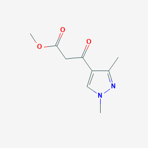 Methyl 3-(1,3-dimethyl-1h-pyrazol-4-yl)-3-oxopropanoate