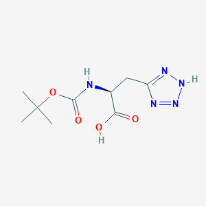 (S)-2-((tert-Butoxycarbonyl)amino)-3-(1H-tetrazol-5-yl)propanoic acid