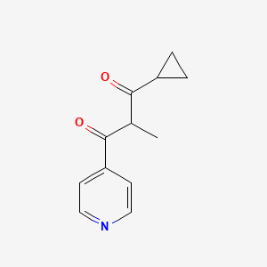 1-Cyclopropyl-2-methyl-3-(pyridin-4-yl)propane-1,3-dione