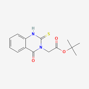 Tert-butyl 2-(4-oxo-2-sulfanyl-3,4-dihydroquinazolin-3-yl)acetate