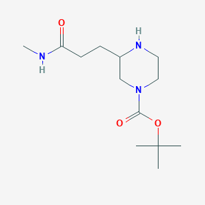 Tert-butyl 3-[2-(methylcarbamoyl)ethyl]piperazine-1-carboxylate