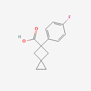 5-(4-Fluorophenyl)spiro[2.3]hexane-5-carboxylic acid