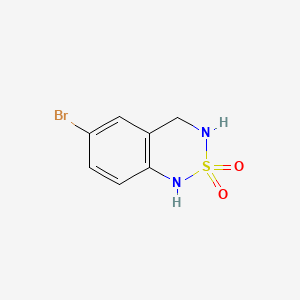 6-bromo-3,4-dihydro-1H-2lambda6,1,3-benzothiadiazine-2,2-dione