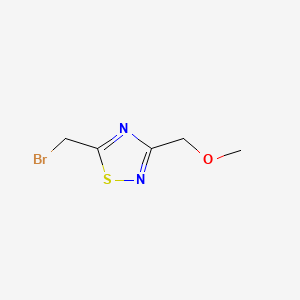 5-(Bromomethyl)-3-(methoxymethyl)-1,2,4-thiadiazole