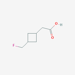 2-[3-(fluoromethyl)cyclobutyl]acetic acid, Mixture of diastereomers