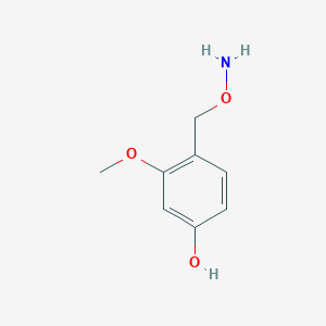 4-[(Aminooxy)methyl]-3-methoxyphenol