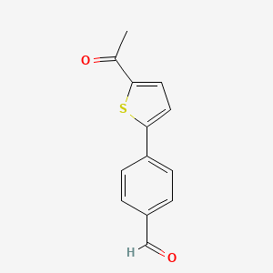 4-(5-Acetylthiophen-2-yl)benzaldehyde