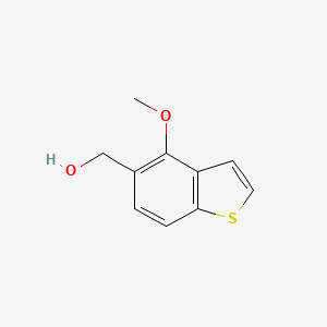 molecular formula C10H10O2S B13483288 (4-Methoxy-1-benzothiophen-5-yl)methanol 