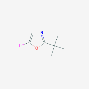 2-Tert-butyl-5-iodo-1,3-oxazole