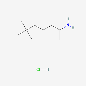 6,6-Dimethylheptan-2-amine hydrochloride