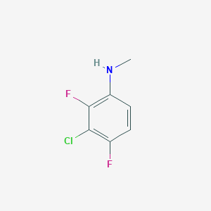 3-chloro-2,4-difluoro-N-methylaniline