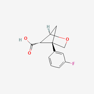 rac-(1R,4S,5S)-4-(3-fluorophenyl)-2-oxabicyclo[2.1.1]hexane-5-carboxylic acid