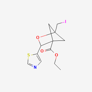 Ethyl 1-(iodomethyl)-3-(1,3-thiazol-5-yl)-2-oxabicyclo[2.1.1]hexane-4-carboxylate