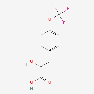 2-Hydroxy-3-[4-(trifluoromethoxy)phenyl]propanoic acid