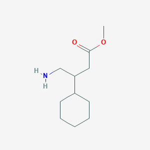 Methyl 4-amino-3-cyclohexylbutanoate