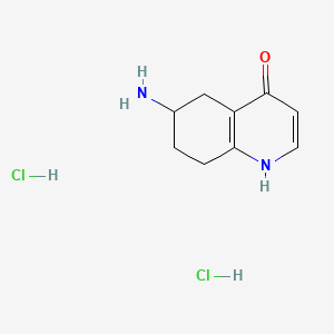 6-Amino-5,6,7,8-tetrahydroquinolin-4-ol dihydrochloride