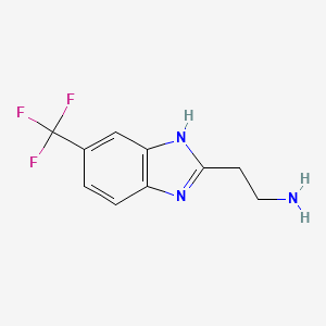 1H-Benzimidazole-2-ethanamine, 6-(trifluoromethyl)-