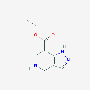 ethyl 1H,4H,5H,6H,7H-pyrazolo[4,3-c]pyridine-7-carboxylate