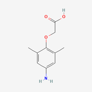 molecular formula C10H13NO3 B13483486 2-(4-Amino-2,6-dimethylphenoxy)acetic acid 