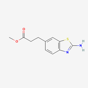 Methyl 3-(2-amino-1,3-benzothiazol-6-yl)propanoate