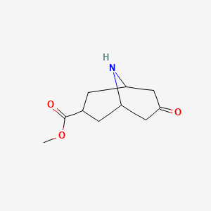 methyl 7-oxo-9-azabicyclo[3.3.1]nonane-3-carboxylate