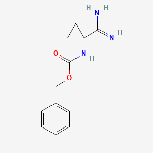 Benzyl (1-carbamimidoylcyclopropyl)carbamate