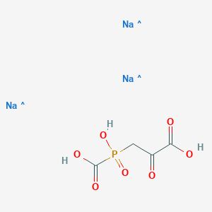 molecular formula C4H5Na3O7P B134836 Carboxyphosphinopyruvic acid CAS No. 144705-36-2