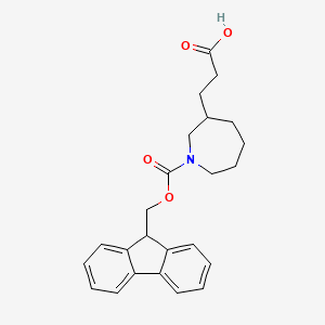 3-(1-{[(9H-fluoren-9-yl)methoxy]carbonyl}azepan-3-yl)propanoic acid