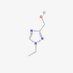 molecular formula C5H9N3O B13483631 1-Ethyl-1H-1,2,4-triazole-3-methanol 