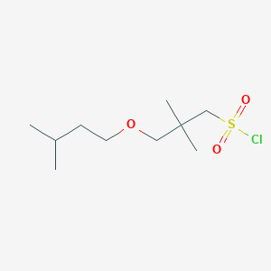 3-(Isopentyloxy)-2,2-dimethylpropane-1-sulfonyl chloride