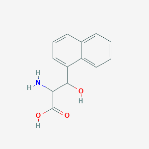 2-Amino-3-hydroxy-3-(naphthalen-1-yl)propanoic acid