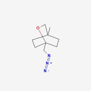 molecular formula C9H15N3O B13483674 1-(Azidomethyl)-4-methyl-2-oxabicyclo[2.2.2]octane 