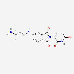 2-(2,6-Dioxo-3-piperidyl)-5-[3-(methylamino)butylamino]isoindoline-1,3-dione