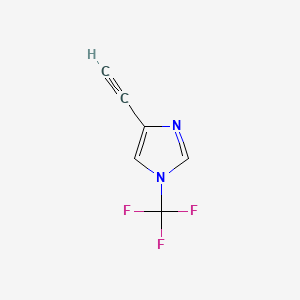 4-ethynyl-1-(trifluoromethyl)-1H-imidazole