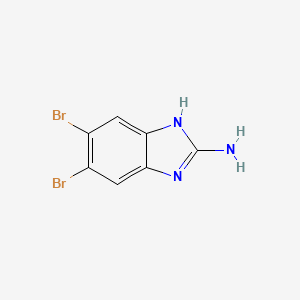 5,6-dibromo-1H-1,3-benzodiazol-2-amine