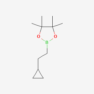 2-(2-Cyclopropylethyl)-4,4,5,5-tetramethyl-1,3,2-dioxaborolane