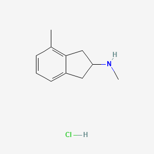 N,4-dimethyl-2,3-dihydro-1H-inden-2-amine hydrochloride