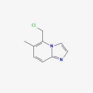 molecular formula C9H9ClN2 B13483861 5-(Chloromethyl)-6-methylimidazo[1,2-a]pyridine 